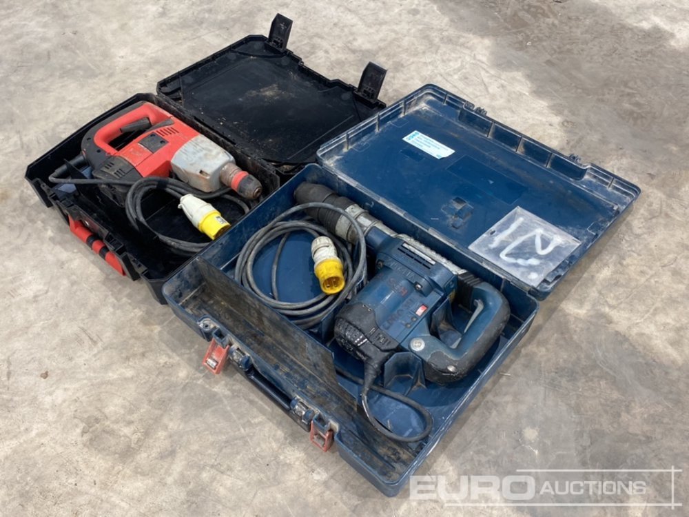 Milwaukee PLH32XE & Bosch 110 Volt Hammer Drill/Breaker (2 of) - Construction equipment: picture 1 Milwaukee PLH32XE & Bosch 110 Volt Hammer Drill/Breaker (2 of) - Construction equipment: picture 1