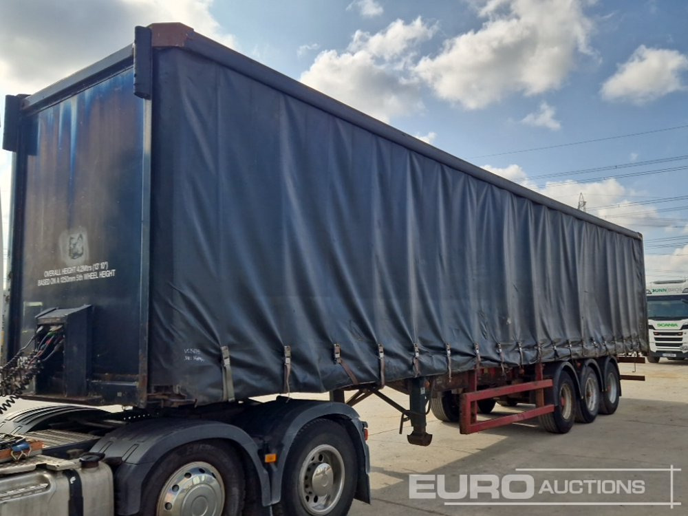 Montracon Tri Axle Curtainsider Trailer - Curtainsider semi-trailer: picture 1 Montracon Tri Axle Curtainsider Trailer - Curtainsider semi-trailer: picture 1