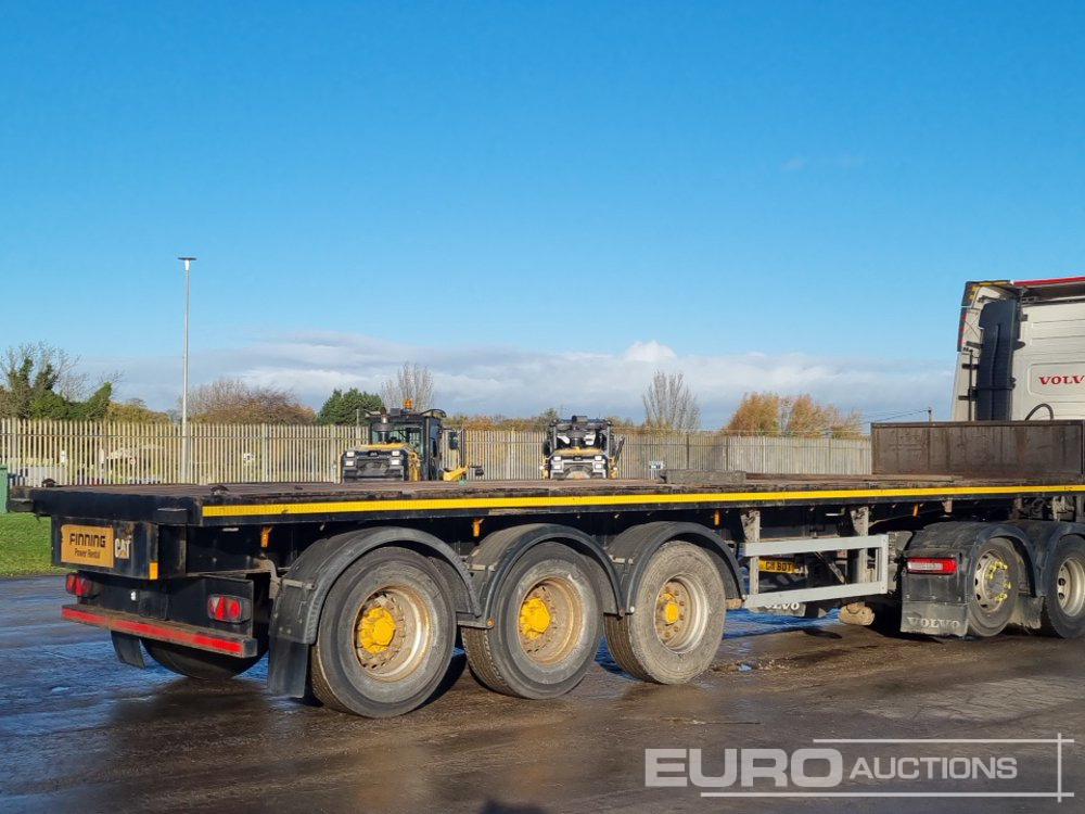 Montracon Tri Axle Flat Bed Trailer, Twist Locks - Dropside/ Flatbed semi-trailer: picture 5 Montracon Tri Axle Flat Bed Trailer, Twist Locks - Dropside/ Flatbed semi-trailer: picture 5