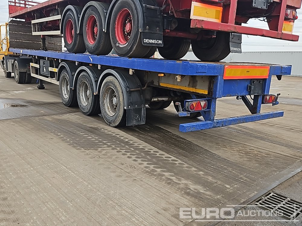 Montracon Tri Axle Flat Bed Trailer - Dropside/ Flatbed semi-trailer: picture 3 Montracon Tri Axle Flat Bed Trailer - Dropside/ Flatbed semi-trailer: picture 3