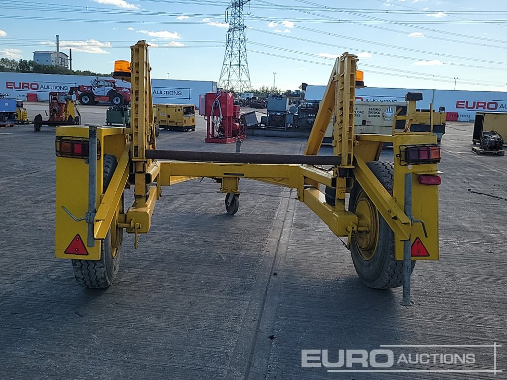 Single Axle Cable Reel Trailer - Plant trailer: picture 4 Single Axle Cable Reel Trailer - Plant trailer: picture 4