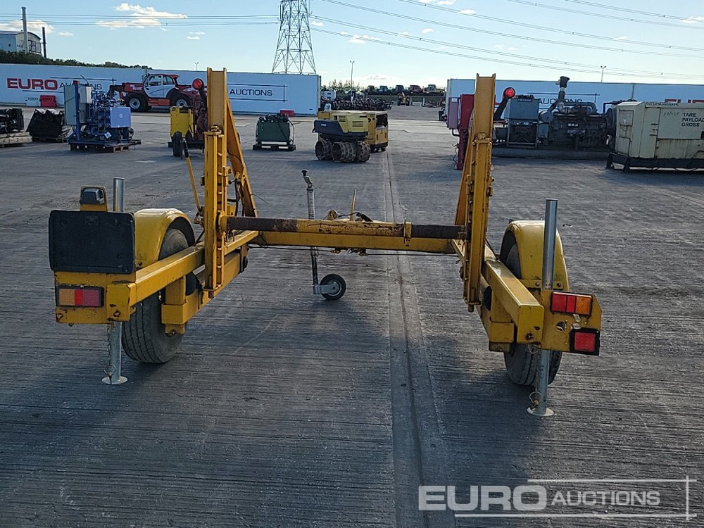 Single Axle Cable Reel Trailer - Plant trailer: picture 4 Single Axle Cable Reel Trailer - Plant trailer: picture 4