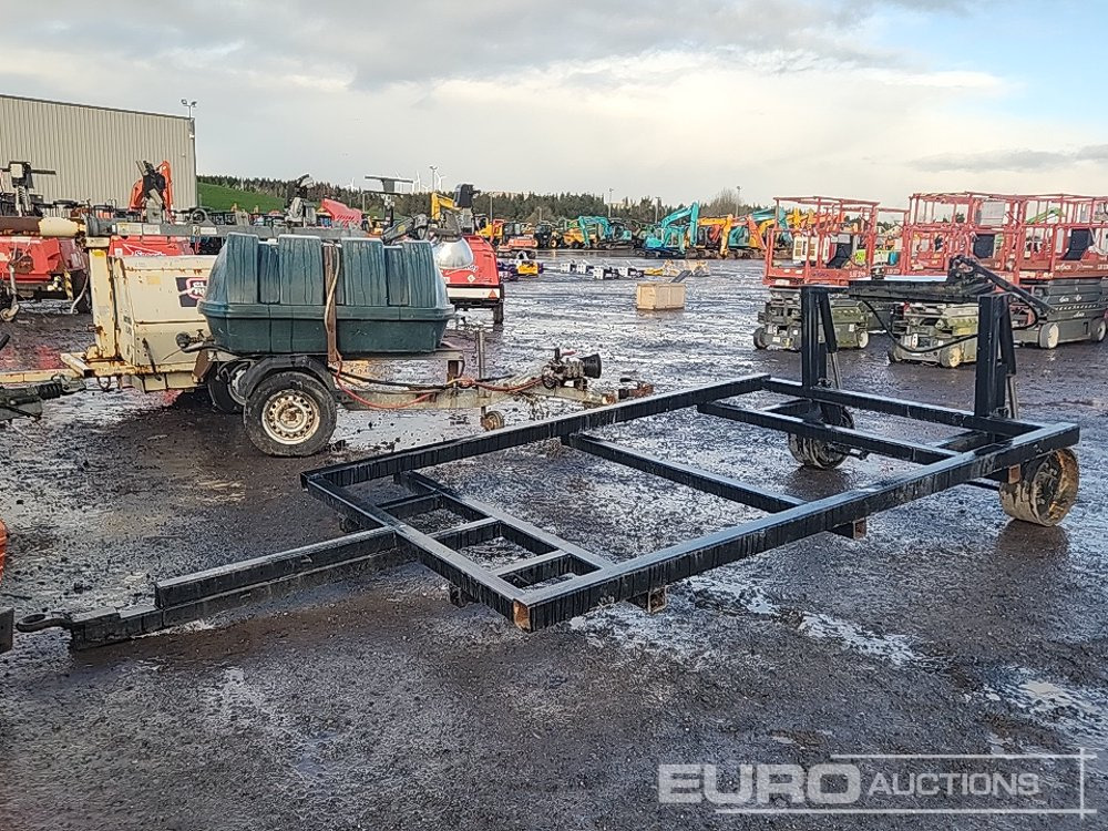 Single Axle Hydraulic Lift Material Trailer - Farm trailer: picture 1 Single Axle Hydraulic Lift Material Trailer - Farm trailer: picture 1