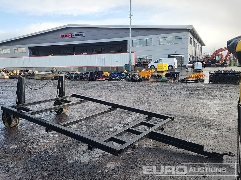 Single Axle Hydraulic Lift Material Trailer - Farm trailer: picture 4 Single Axle Hydraulic Lift Material Trailer - Farm trailer: picture 4