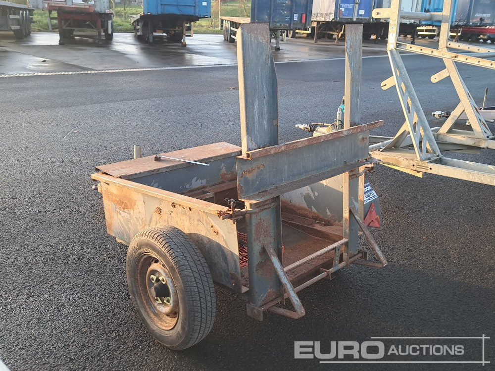 Single Axle Trailer to suit Pedestrian Roller - Plant trailer: picture 2 Single Axle Trailer to suit Pedestrian Roller - Plant trailer: picture 2