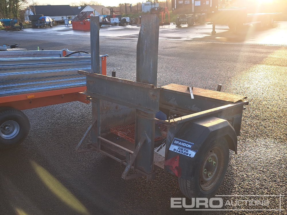 Single Axle Trailer to suit Pedestrian Roller - Plant trailer: picture 3 Single Axle Trailer to suit Pedestrian Roller - Plant trailer: picture 3