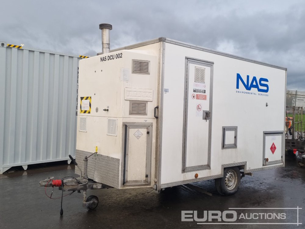 Thermac Single Axle Decontamination Unit, Self Contained, Gas Honda Generator Working Boiler - Plant trailer: picture 1 Thermac Single Axle Decontamination Unit, Self Contained, Gas Honda Generator Working Boiler - Plant trailer: picture 1
