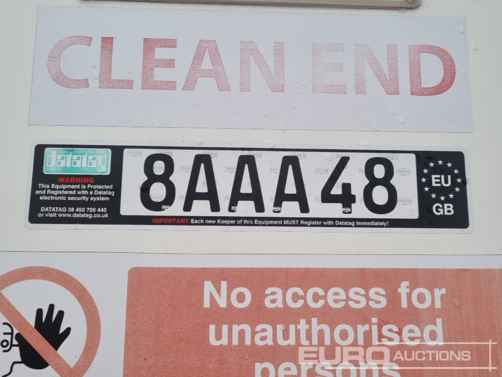 Plant trailer Thermac Single Axle Decontamination Unit, Self Contained, Gas Honda Generator Working Boiler: picture 43