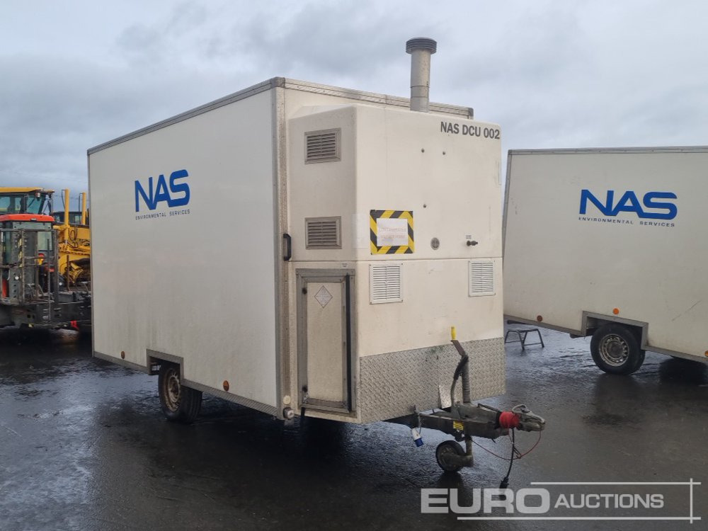 Plant trailer Thermac Single Axle Decontamination Unit, Self Contained, Gas Honda Generator Working Boiler: picture 7
