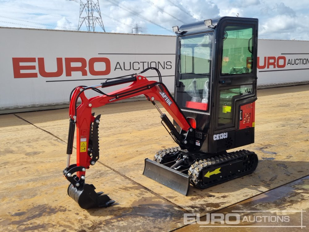 Unused 2025 Captok CK13C - Mini excavator: picture 1 Unused 2025 Captok CK13C - Mini excavator: picture 1