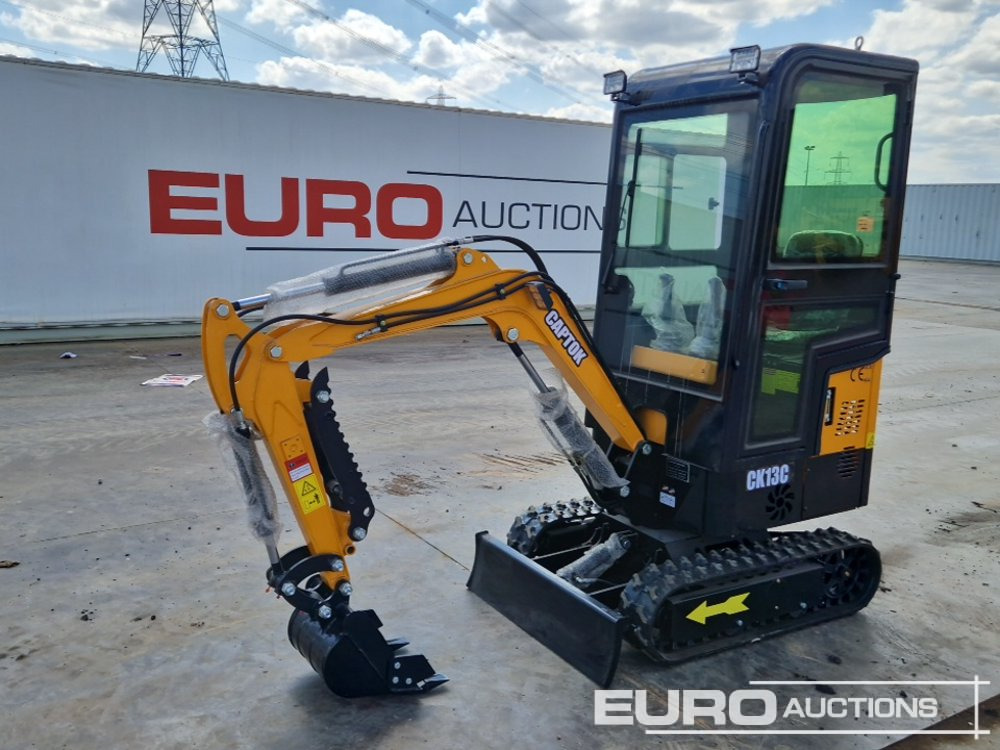 Unused 2025 Captok CK13C - Mini excavator: picture 1 Unused 2025 Captok CK13C - Mini excavator: picture 1