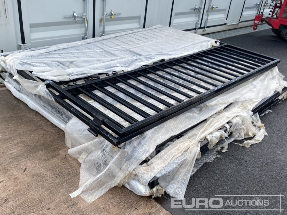Unused 2025 SKLP 20' Bi-Parting Wrought Iron Gate (5 Sets of) - Construction equipment: picture 1 Unused 2025 SKLP 20' Bi-Parting Wrought Iron Gate (5 Sets of) - Construction equipment: picture 1