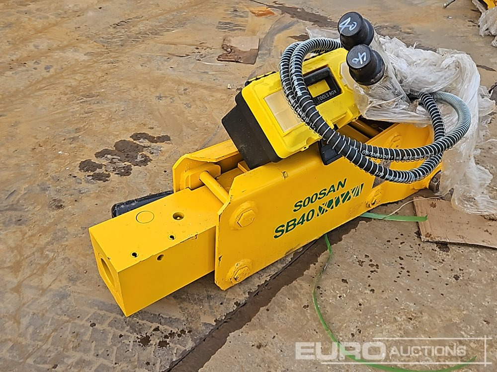 Unused 2025 Soosan SB40 - Hydraulic hammer: picture 1 Unused 2025 Soosan SB40 - Hydraulic hammer: picture 1