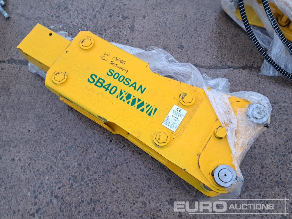 Unused 2025 Soosan SB40 - Hydraulic hammer: picture 2 Unused 2025 Soosan SB40 - Hydraulic hammer: picture 2