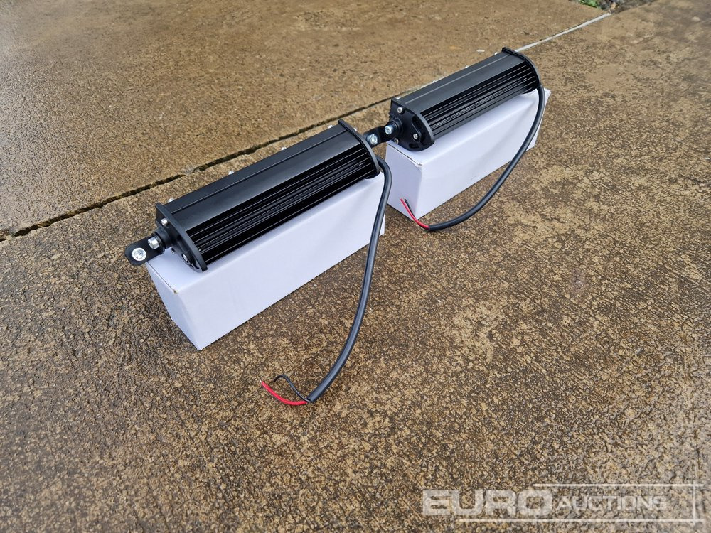 Unused 7" 60W LED Light Bar, Mounting Brackets, IP68 Waterproof (2 of) - Workshop equipment: picture 2 Unused 7" 60W LED Light Bar, Mounting Brackets, IP68 Waterproof (2 of) - Workshop equipment: picture 2