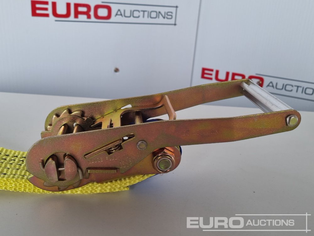 Construction equipment Unused Boss 4M x 50mm 5 Ton Ratchet Straps with Sling (4 of): picture 10