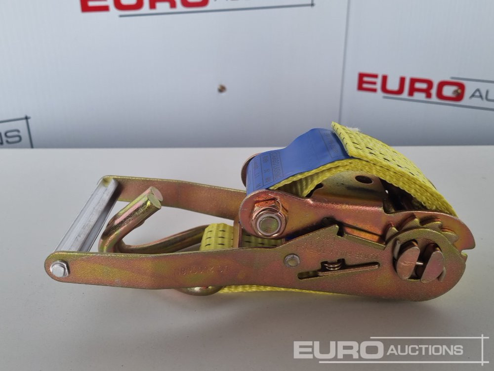 Construction equipment Unused Boss 4M x 50mm 5 Ton Ratchet Straps with Sling (4 of): picture 7