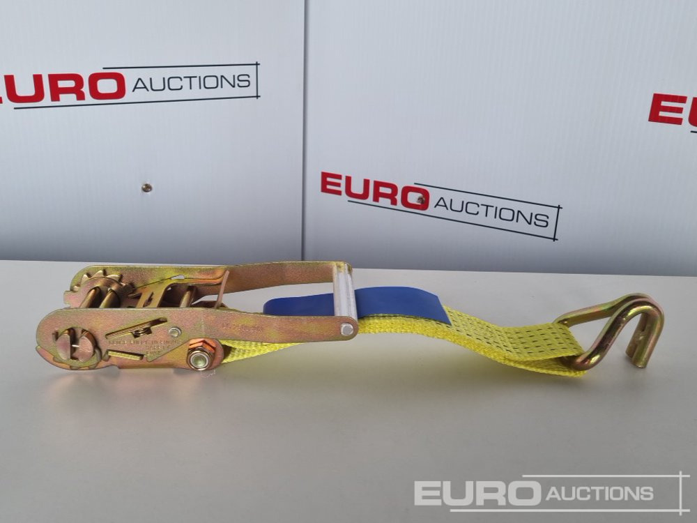 Construction equipment Unused Boss 4M x 50mm 5 Ton Ratchet Straps with Sling (4 of): picture 12