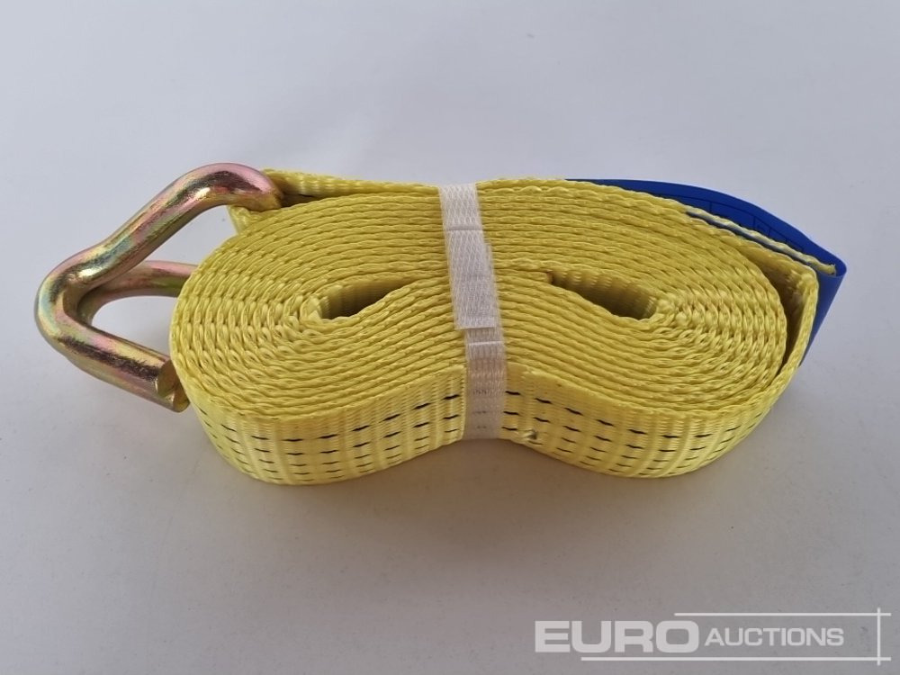 Construction equipment Unused Boss 4M x 50mm 5 Ton Ratchet Straps with Sling (4 of): picture 17