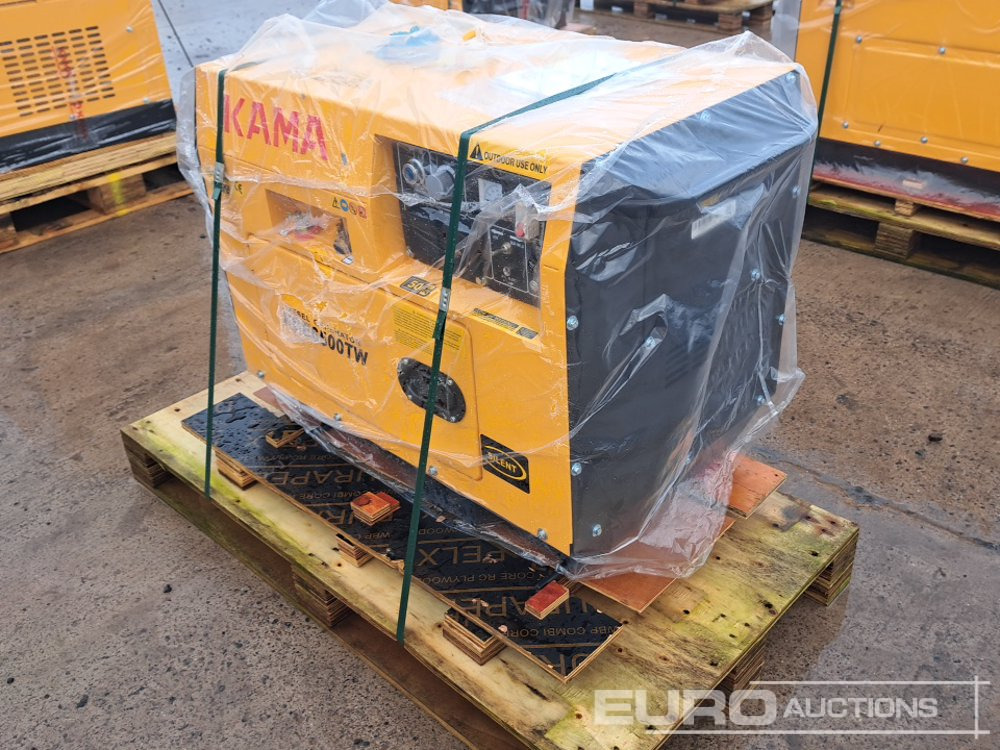 Unused Kama KDE6500TW 6.5KvA Diesel Silent Welder Generator - Generator set: picture 1 Unused Kama KDE6500TW 6.5KvA Diesel Silent Welder Generator - Generator set: picture 1