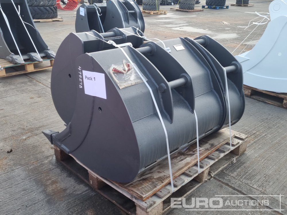 Unused Miller 36", 24", 12" Scoop Bucket 45mm Pin to suit 4-6 Ton Excavator - Bucket: picture 3 Unused Miller 36", 24", 12" Scoop Bucket 45mm Pin to suit 4-6 Ton Excavator - Bucket: picture 3