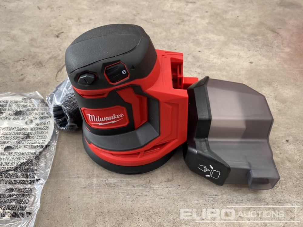 Construction equipment Unused Milwaukee M18 18V 125mm Random Orbit Sander (Body Only): picture 6