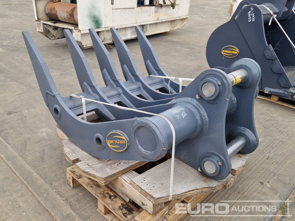 Unused Strickland 48" Rake 80mm Pin to suit 20 Ton Excavator - Bucket: picture 3 Unused Strickland 48" Rake 80mm Pin to suit 20 Ton Excavator - Bucket: picture 3