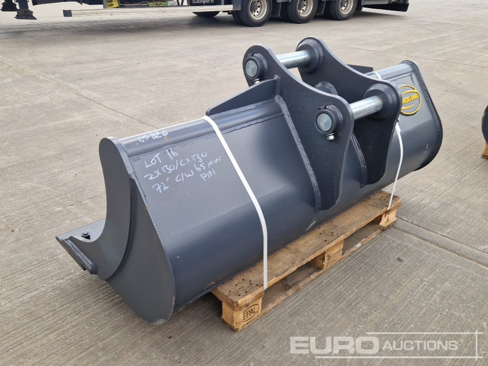 Unused Strickland 72" Ditching Bucket 65mm Pin to suit 13 Ton Excavator - Bucket: picture 3 Unused Strickland 72" Ditching Bucket 65mm Pin to suit 13 Ton Excavator - Bucket: picture 3