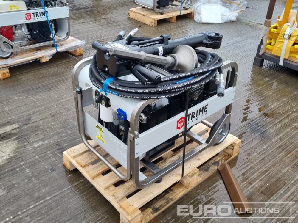 Unused Trime Hydraulic Power Pack, Honda Engine, Hydraulic Hand Held Breaker, Hydraulic Hose, Chisel - Asphalt machine: picture 1 Unused Trime Hydraulic Power Pack, Honda Engine, Hydraulic Hand Held Breaker, Hydraulic Hose, Chisel - Asphalt machine: picture 1
