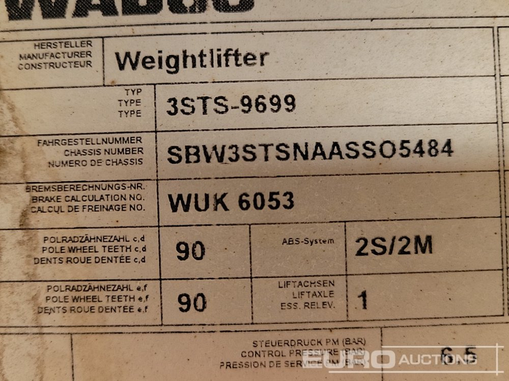 Tipper semi-trailer Weightlifter Tri Axle Tipping Trailer: picture 40