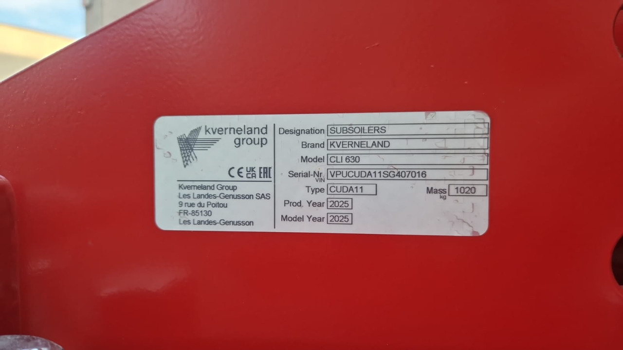 Dissodatore nuovo Kverneland CLI 630 - Subsoiler: picture 4 Dissodatore nuovo Kverneland CLI 630 - Subsoiler: picture 4