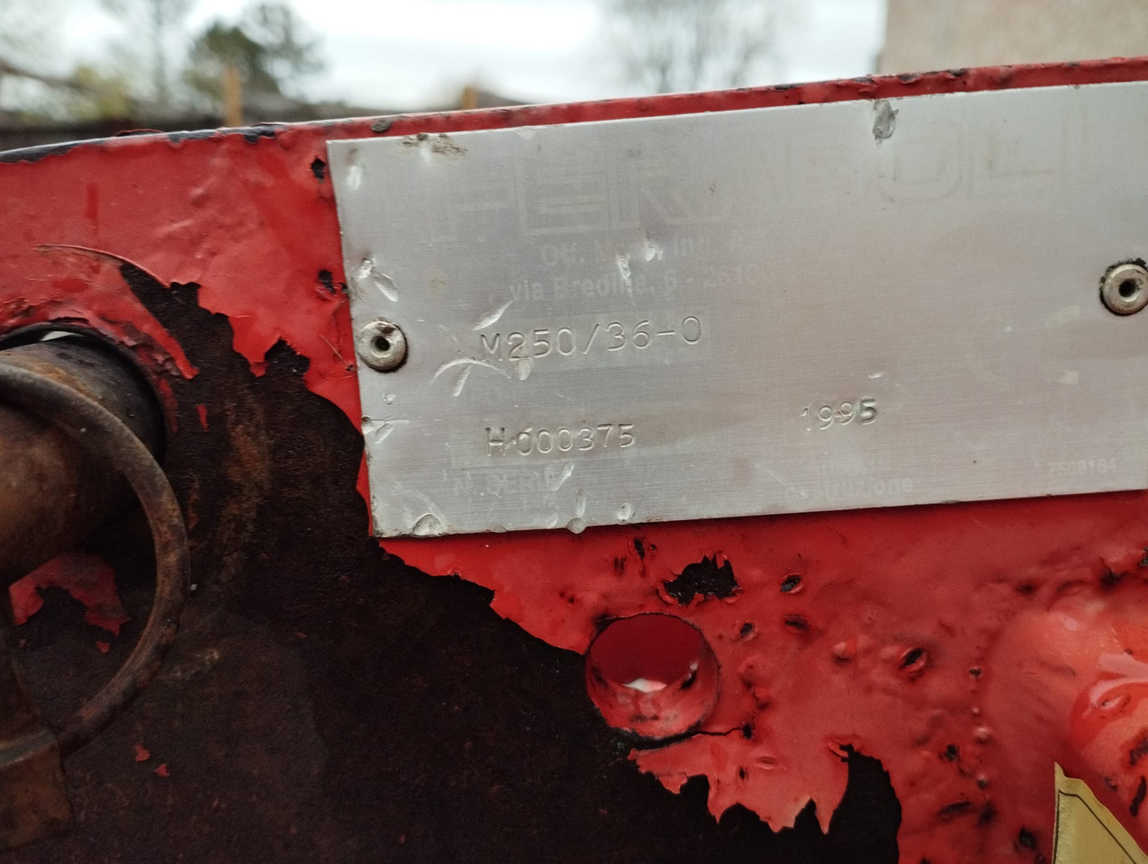 Power harrow Erpice rotante usato Feraboli M250: picture 6