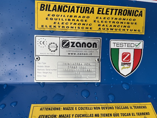 Zanon TFM2R 1900 - Flail mower: picture 3 Zanon TFM2R 1900 - Flail mower: picture 3