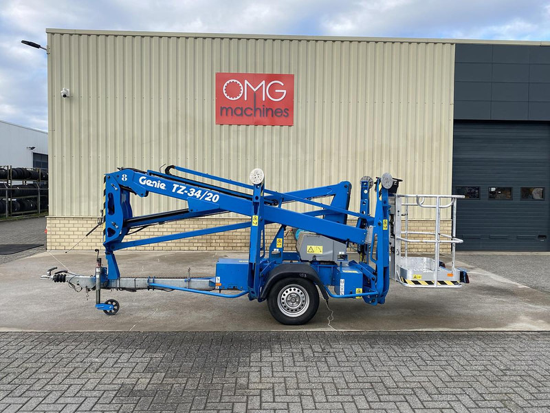 Genie TZ34/20, Aanhangwagen hoogwerker, 12 meter - Trailer mounted boom lift: picture 1 Genie TZ34/20, Aanhangwagen hoogwerker, 12 meter - Trailer mounted boom lift: picture 1