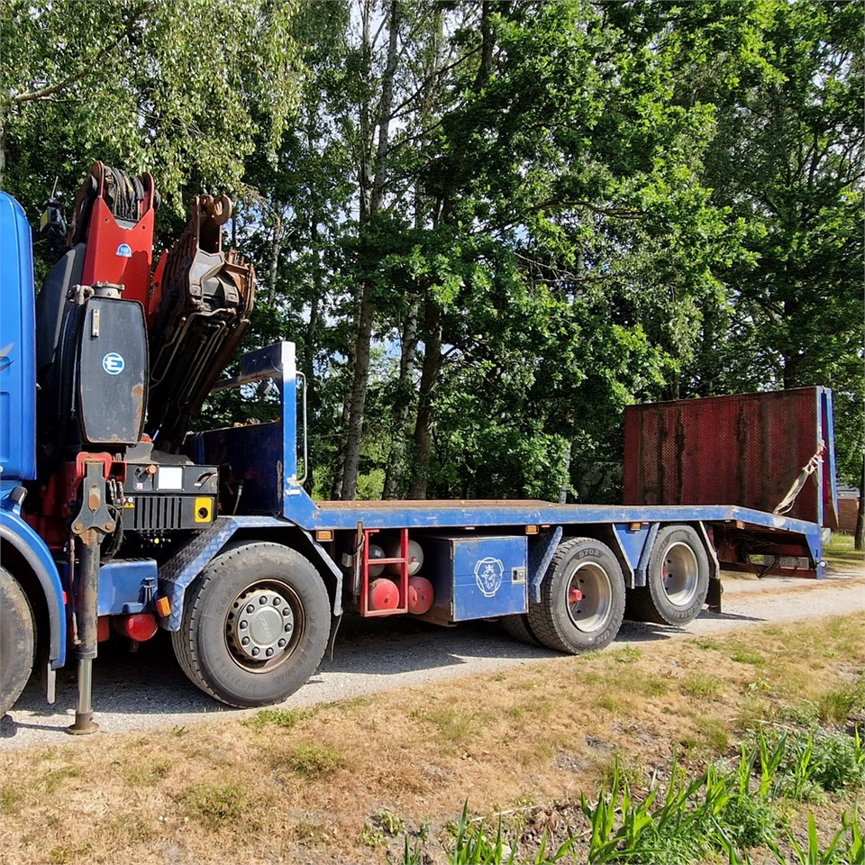 Autotransporter truck, Crane truck Scania R480: picture 18