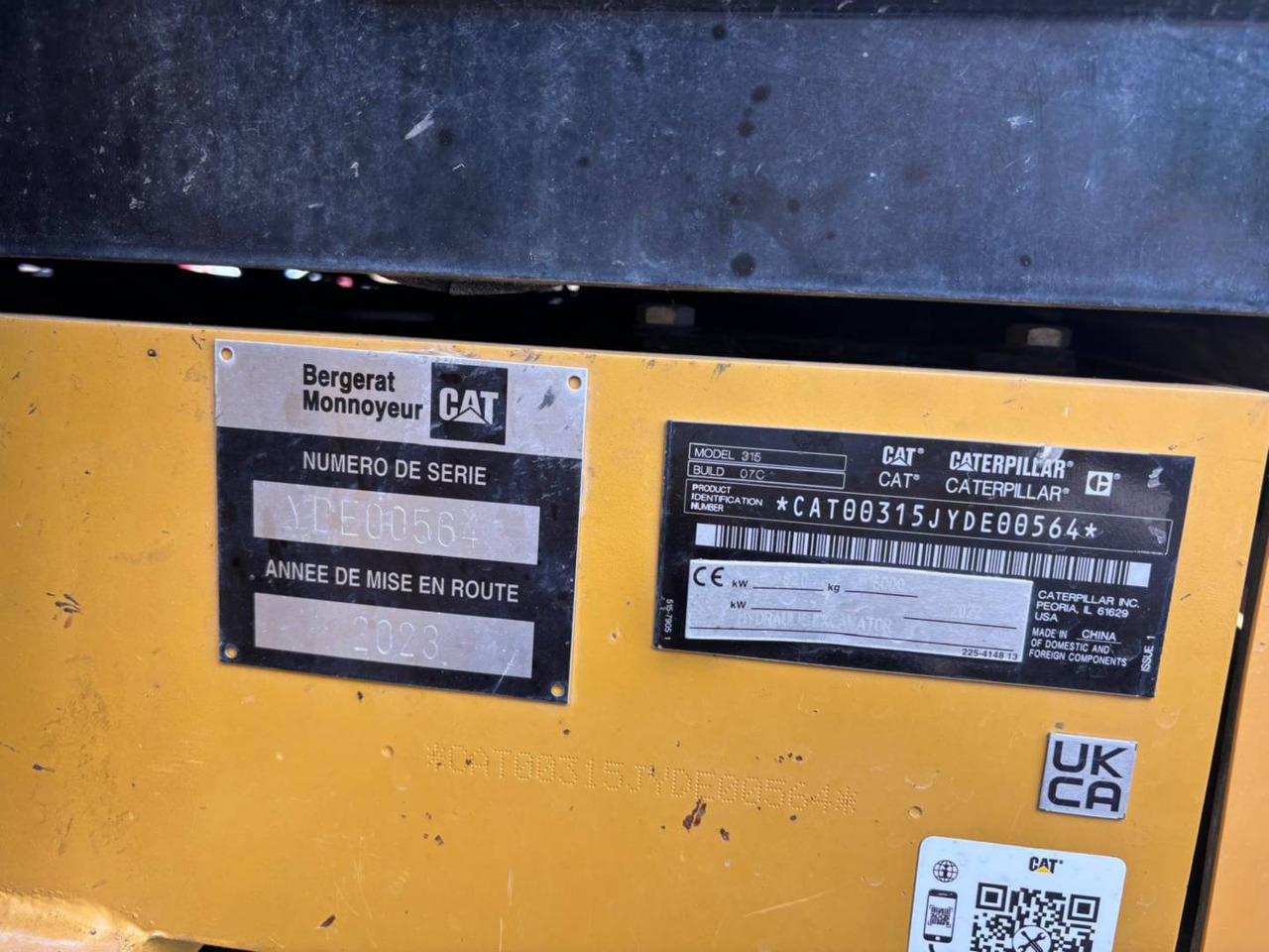 Crawler excavator CAT 315: picture 6 Crawler excavator CAT 315: picture 6