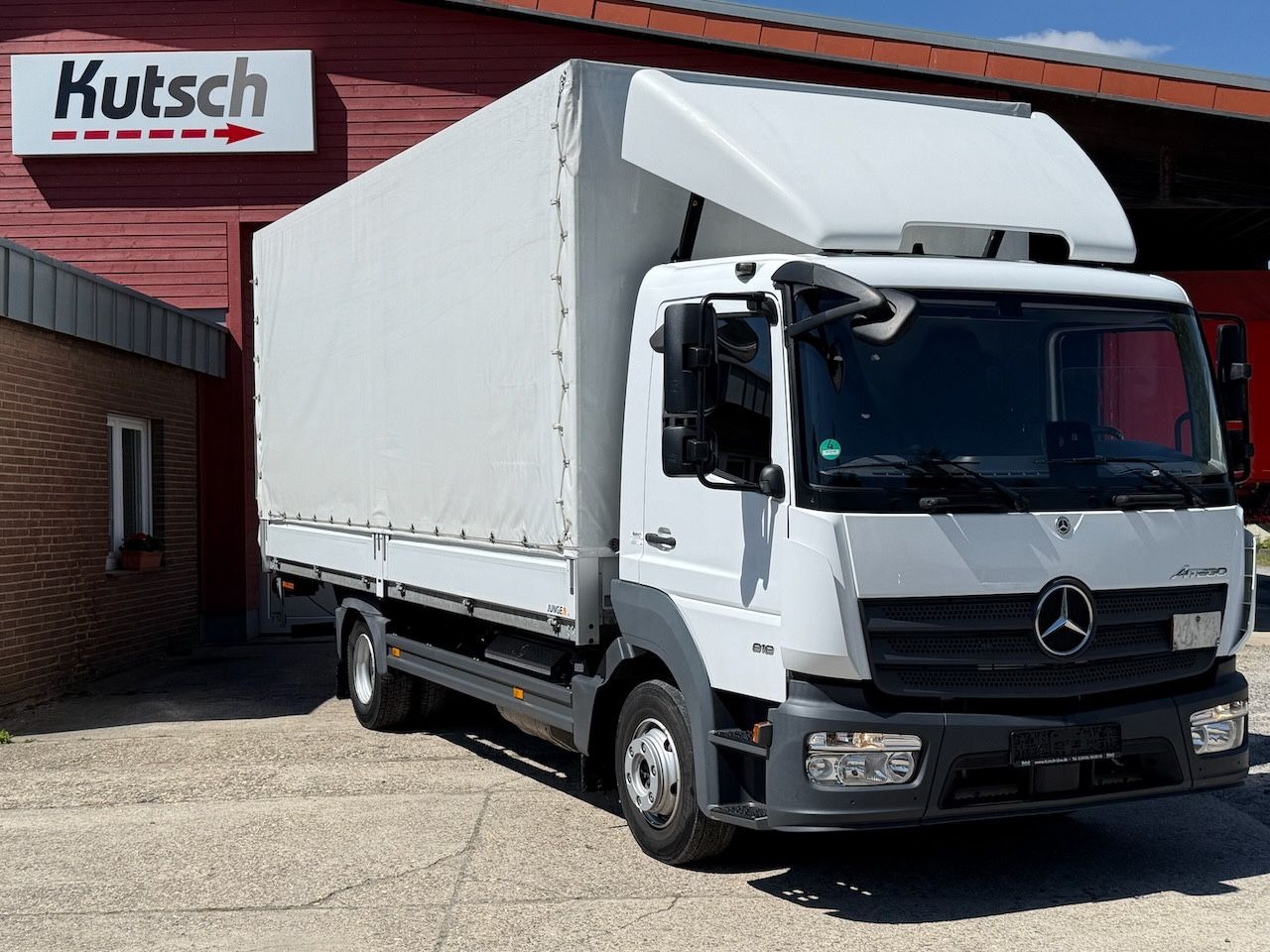 Mercedes-Benz Atego 818L Plane, Ladebordwand, Klima, AHK - Curtainsider truck: picture 4 Mercedes-Benz Atego 818L Plane, Ladebordwand, Klima, AHK - Curtainsider truck: picture 4