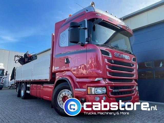 Scania R520 LB6X2*4HNB Euro 6 - Bouwjaar 2013 - Highline - Opticruise - Open box + Palfinger PK 24001-K B Autolaadkraan - Good condition ! - Dropside/ Flatbed truck, Crane truck: picture 4 Scania R520 LB6X2*4HNB Euro 6 - Bouwjaar 2013 - Highline - Opticruise - Open box + Palfinger PK 24001-K B Autolaadkraan - Good condition ! - Dropside/ Flatbed truck, Crane truck: picture 4