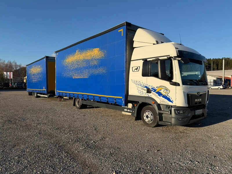 MAN 12.220 - Curtainsider truck: picture 1 MAN 12.220 - Curtainsider truck: picture 1