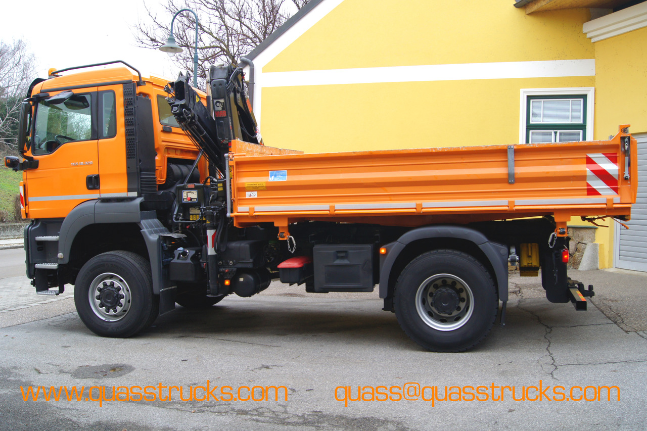 MAN TGS 18.320 BL 4x4 / HIAB 088 B-2 / Winterdienst - Tipper, Crane truck: picture 2 MAN TGS 18.320 BL 4x4 / HIAB 088 B-2 / Winterdienst - Tipper, Crane truck: picture 2