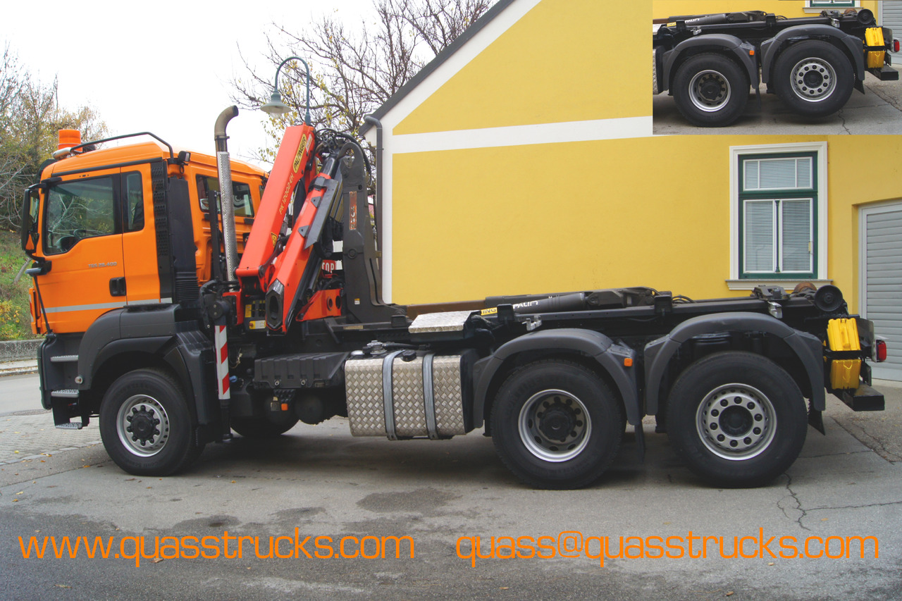 MAN TGS 28.400 BL 6x4-4/TÜV/PK12002/PALIFT/Winterdienst/Salzstreuer/Streuer/Schneepflug - Tipper, Crane truck: picture 4 MAN TGS 28.400 BL 6x4-4/TÜV/PK12002/PALIFT/Winterdienst/Salzstreuer/Streuer/Schneepflug - Tipper, Crane truck: picture 4