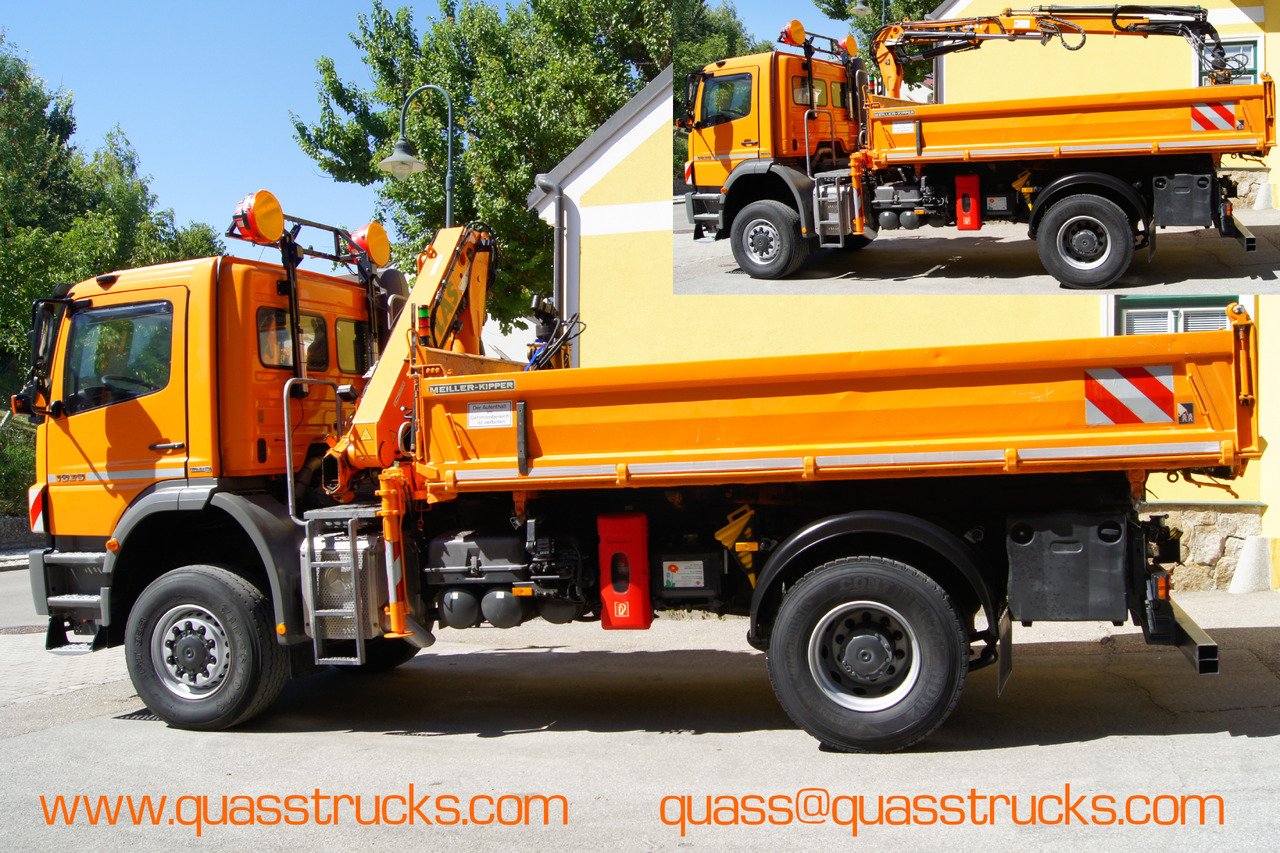 MERCEDES-BENZ AXOR 1829 4x4/EURO 5/ATLAS 65.2/MEILLER/Winterdienst - Tipper, Crane truck: picture 3 MERCEDES-BENZ AXOR 1829 4x4/EURO 5/ATLAS 65.2/MEILLER/Winterdienst - Tipper, Crane truck: picture 3