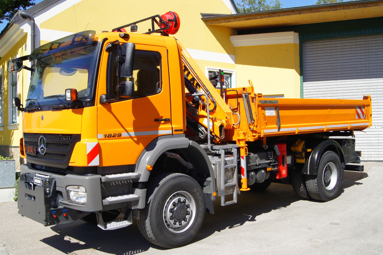 MERCEDES-BENZ AXOR 1829 4x4/EURO 5/ATLAS 65.2/MEILLER/Winterdienst - Snow removal vehicle: picture 2 MERCEDES-BENZ AXOR 1829 4x4/EURO 5/ATLAS 65.2/MEILLER/Winterdienst - Snow removal vehicle: picture 2