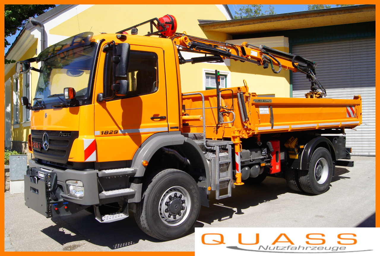 MERCEDES-BENZ AXOR 1829 4x4/EURO 5/ATLAS 65.2/MEILLER/Winterdienst - Snow removal vehicle: picture 1 MERCEDES-BENZ AXOR 1829 4x4/EURO 5/ATLAS 65.2/MEILLER/Winterdienst - Snow removal vehicle: picture 1