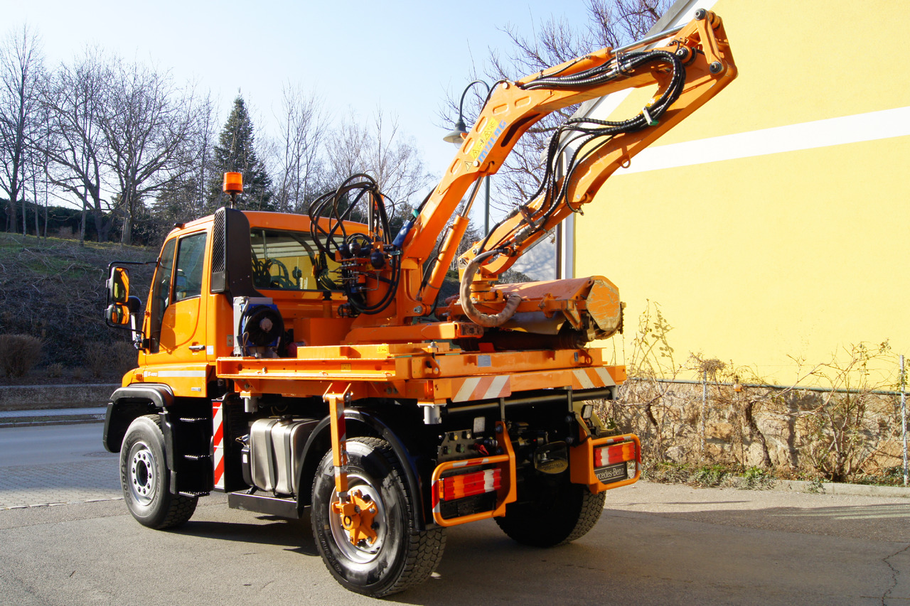 MERCEDES-BENZ Unimog U 400/Hydrostat/Mähtür +MULAG MHU 800 - Tipper: picture 4 MERCEDES-BENZ Unimog U 400/Hydrostat/Mähtür +MULAG MHU 800 - Tipper: picture 4