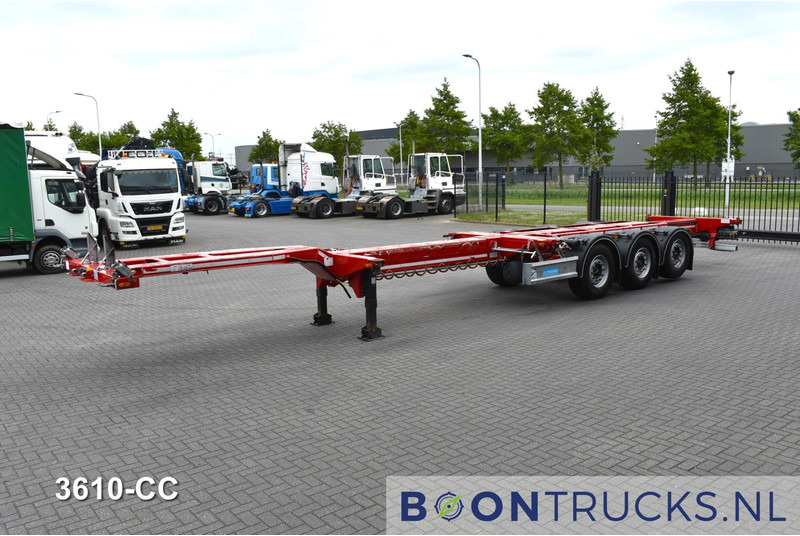 D-Tec FLEXITRAILER | 2x20-30-40-45ft HC * 2x LIFT AXLE * 2x EXTENDABLE * DISC BRAKES - Container transporter/ Swap body semi-trailer: picture 5 D-Tec FLEXITRAILER | 2x20-30-40-45ft HC * 2x LIFT AXLE * 2x EXTENDABLE * DISC BRAKES - Container transporter/ Swap body semi-trailer: picture 5