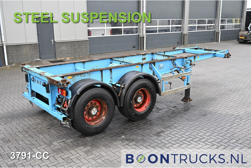 KOHLER CS 20/2 CHASSIS | 20ft * STEEL SUSPENSION * SAF / DRUM * 6x AVAILABLE - Container transporter/ Swap body semi-trailer: picture 1 KOHLER CS 20/2 CHASSIS | 20ft * STEEL SUSPENSION * SAF / DRUM * 6x AVAILABLE - Container transporter/ Swap body semi-trailer: picture 1