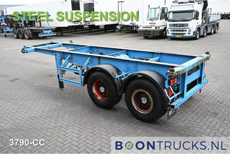 KOHLER CS 20/2 CHASSIS | 20ft * STEEL SUSPENSION * SAF / DRUM * 6x AVAILABLE - Container transporter/ Swap body semi-trailer: picture 2 KOHLER CS 20/2 CHASSIS | 20ft * STEEL SUSPENSION * SAF / DRUM * 6x AVAILABLE - Container transporter/ Swap body semi-trailer: picture 2