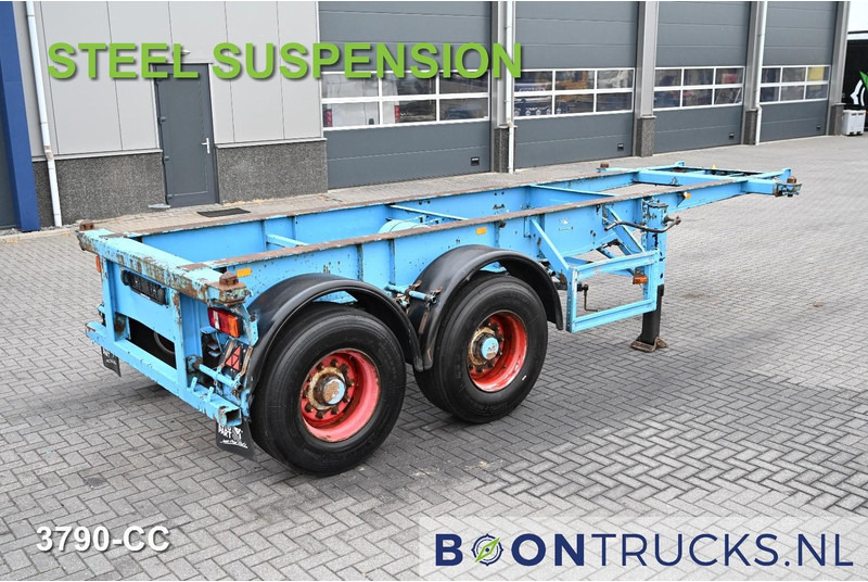 KOHLER CS 20/2 CHASSIS | 20ft * STEEL SUSPENSION * SAF / DRUM * 6x AVAILABLE - Container transporter/ Swap body semi-trailer: picture 1 KOHLER CS 20/2 CHASSIS | 20ft * STEEL SUSPENSION * SAF / DRUM * 6x AVAILABLE - Container transporter/ Swap body semi-trailer: picture 1