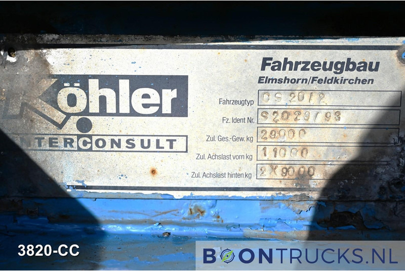 Leasing of KOHLER CS 20/2 CHASSIS | 20ft * STEEL SUSPENSION * SAF DRUM KOHLER CS 20/2 CHASSIS | 20ft * STEEL SUSPENSION * SAF DRUM: picture 17